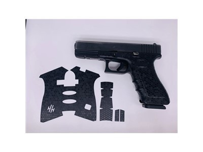 Handleitgrips Glock 17-22-34-35 Gen 4 Gun Grip Rubber, Black - 615499527039