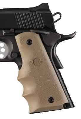 Hogue Grips Colt Govt Model W/Finger Grooves FDE
