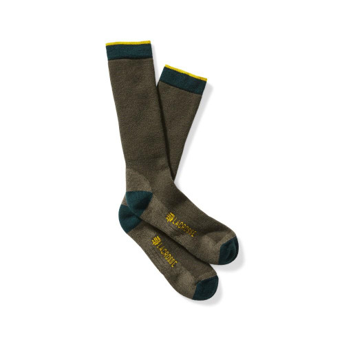 Lacrosse Footwear Men's Merino Midweight Sock Crew OD Green XL - 913322-XL