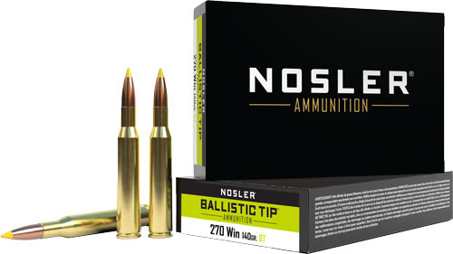 Nosler 270 WIN 140gr Ballistic Tip 20-Round 10BX/CS