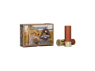 Dead Coyote, 1 3-, 5-BX 12 Gauge Ammo 3" 8oz 00 Buck - HEVHS42213