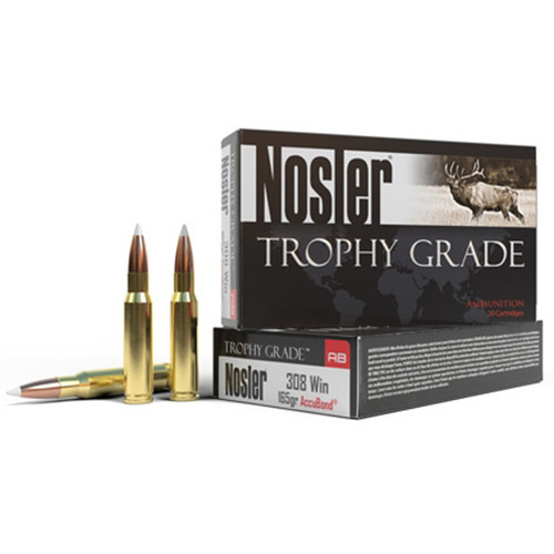 Nosler Trophy Grade 280 Ackley Improved Ammo 160gr AccuBond 20 Rounds - 60076