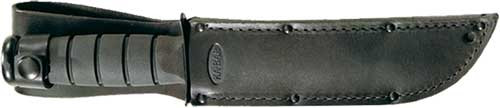 KA-BAR FULL SIZE BLACK KABAR STRAIGHT EDGE 7" W/SHEATH