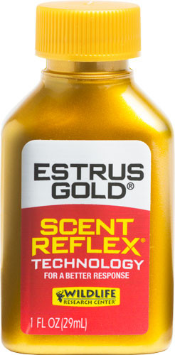 Wildlife Research WRC Deer Lure Estrus Gold Synthetic 1FL OZ W/2 KEY Wicks