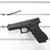 Gun Storage Solutions GSS Slatwall Sniper Right Hand Pull Pistol Display 10-PACK