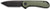 CIVIVI KNIFE ELEMENTUM 2.96" GREEN MICARTA/BLACK D2 CLAM PK