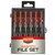 B/c Gunsmithing File Set 6pc Blk/rd