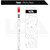 Last Chance WrapWorks Stock Topo   White/Black Precision Flex L-Series