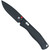 CobraTec Regent S35VN Knife Folding Blade Black