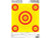 Shotkeeper Targets - Yellow-red, Small, 5-bull, 12-pk