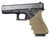Hogue HandAll Beavertail Grip Sleeve Glock 17 G17 MOS G17L G22 G35 G35 MOS G34 G34 MOS G31 G37 Gen 3-4 FDE