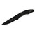 Rock Ridge Telum Incinerator Tactical Automatic Knife 3-1/2" Drop Point Blade Black
