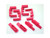 Hexid Ar-15 Magazine Follower - Panther Pink 4 Pack