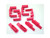 Hexid Ar-15 Magazine Follower - Panther Pink 4 Pack