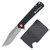 Battenfeld Knives S&W Folding Knife and Wallet Combo 3-3/10" Clip Point Blade Black