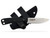 Ascent Mini - Black, Drop Point, Plain Edge, 2.9" Blade, G10 Handle