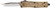 Cobratec Medium FS3 OTF 3" D2 Wood Grain Cerakote Tanto
