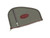 Heart-shaped Handgun Case W-pocket - Olive Drab 8"