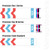 Last Chance WrapWorks Velocity Chevron Salmon/Blue Precision Flex M-Series - WWS-S-MS-VCVSMBL