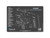 Smith & Wesson M&p Schematic Handgun Promat - Charcoal Gray-cerus Blue