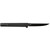 Columbia River Knife & Tool CRKT CEO Flipper Folding 3-3/8" Straight Back Blade Black