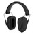 The Allen Company Ultrx Shield Passive Earmuff 23dB Midnight Gray