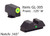 Ameriglo Glock Tritium I-Dot Night Sight Set for 42 43 - Lime Outline Front / Single Green Rear