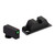 Ameriglo Optic Compatible Sight Set for Glock Gen 5 A-Cut Green with Black .240" Front Rear