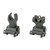 Samson Manufacturing True Back Up Front & Rear Black