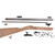 Traditions Deerhunter Percussion Rifle Kit .50 Cal 24 in. White/Raw Hardwood