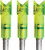 Lumenok Lighted Nock Xbow Green Crescent Easton Carbon 3PK