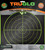 Truglo Tru-See Self Adhesive Targets - 100 Yard 12x12 Green 12 Pack