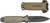 SOG Knife Pentagon FX Covert 3.41" Double Edge Blade FDE