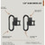 Half Rack Sling Swivel 1.25 in. Swivel Set