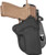 1791 Gunleather PDH2.4 Paddle Holster Mult- Fit Or RH Rug SEC9/Sim Steel Black - ORPDH2.4SBLR