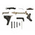 Tacfire Glock 17 Lower Parts Kit Black - LPK-GLK-17