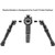UTG BIPOD RECON FLEX M-LOK MATTE BLK CENTER H 8.0"-11.8"