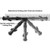 UTG BIPOD RECON FLEX M-LOK MATTE BLK CENTER H 8.0"-11.8"