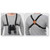 Bulldog Black Adjustable/Stretching Binocular Harness w/ Leather Back