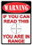 RIVERS EDGE TIN SIGN 12"X17" "YOU ARE IN RANGE"