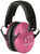 Walkers Game Ear Small Passive Folding Muffs- Pink 23dB NRR