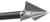 G5 Broadhead Montec M3 Fixed 3-BLADE 100gr 1.125" Cut 3PK