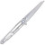 CobraTec Ghost Frame Lock Damascus Knife Folding Blade Silver