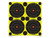 Shoot&bull;n&bull;c&reg; Self-adhesive Targets - 3" Bull's-eye Pack, 100...