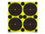 Shoot&bull;n&bull;c&reg; Self-adhesive Targets - 3" Bull's-eye Pack, 100...