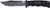 SOG KNIFE SEAL PUP 4.75" BLACK SERRATED W/KYDEX SHEATH