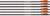 Easton Xbow Bolt 9MM Carbon 22" W/3" Vanes Half Moon 6-PK