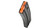 10RD BODY LIMITED TO 5RD - .223/5.56 DURAMAG SS - BLACK/ORANGE MAGAZINE