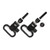 Uncle Mike's Machine Screw Type QD 115 Sling Swivel - Blued 1 Inch