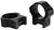 Warne 2-Piece Maxima Horizontal Fixed Scope Rings 1" PA High - Matte Black